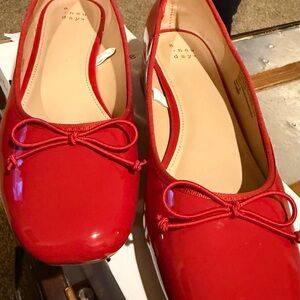 A New Day Women's Vibrant Red Flats